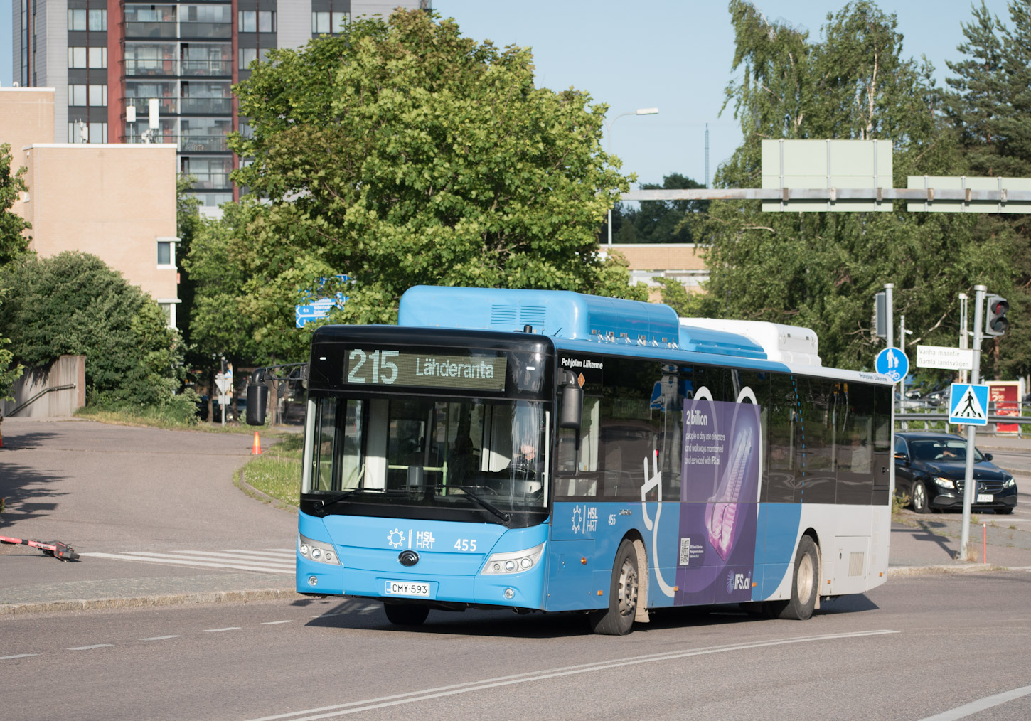 Finland, Yutong E12 (ZK6128BEVG) # 455