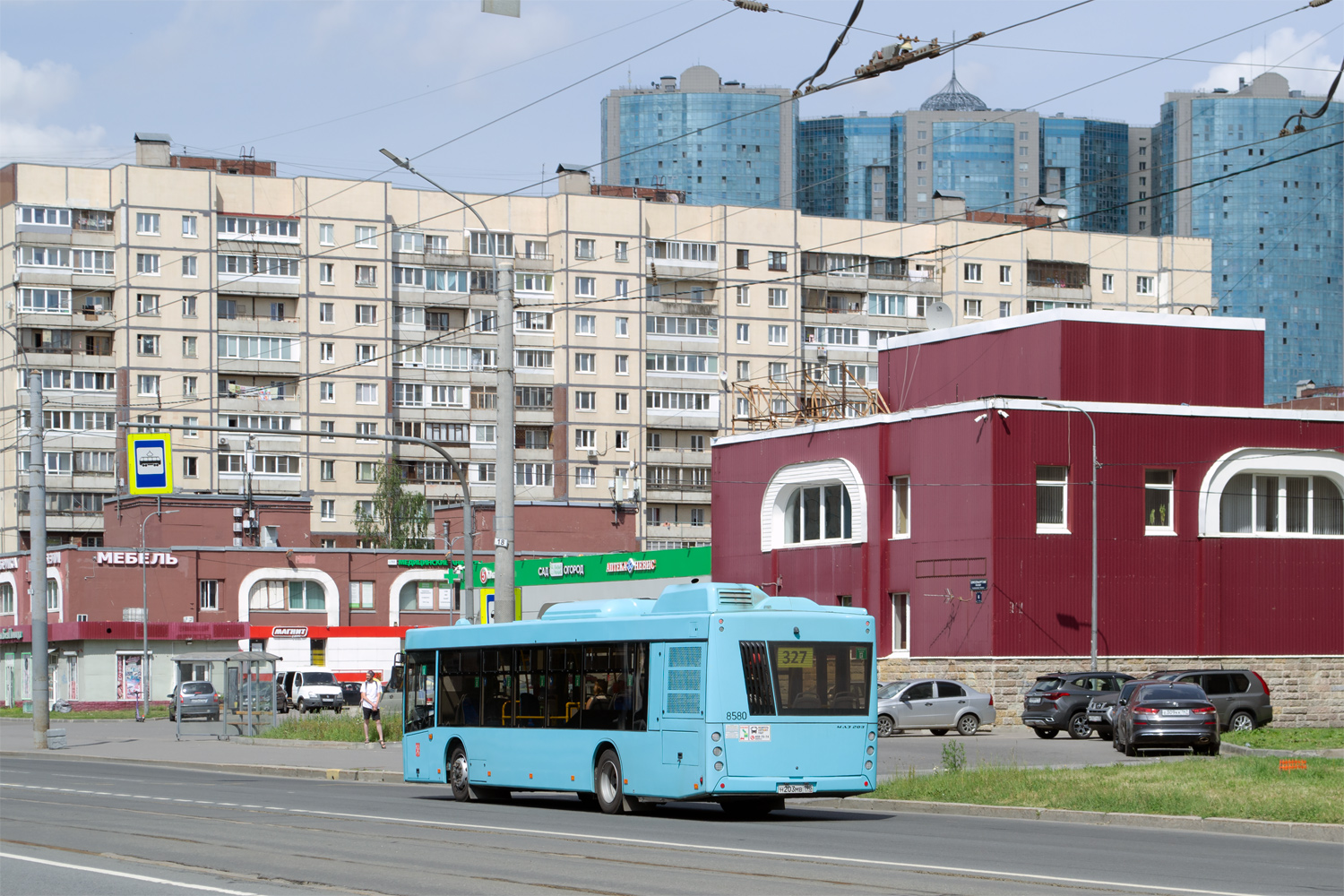 Санкт-Петербург, МАЗ-203.047 № 8580