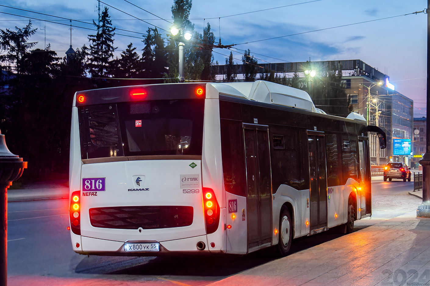 Омская область, НефАЗ-5299-40-57 (CNG) № 816