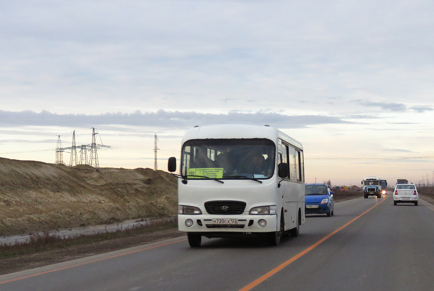 Краснодарский край, Hyundai County LWB C09 (ТагАЗ) № Н 720 СХ 123 Краснодарский край, Hyundai County LWB C09 (ТагАЗ) № Н 720 СХ 123