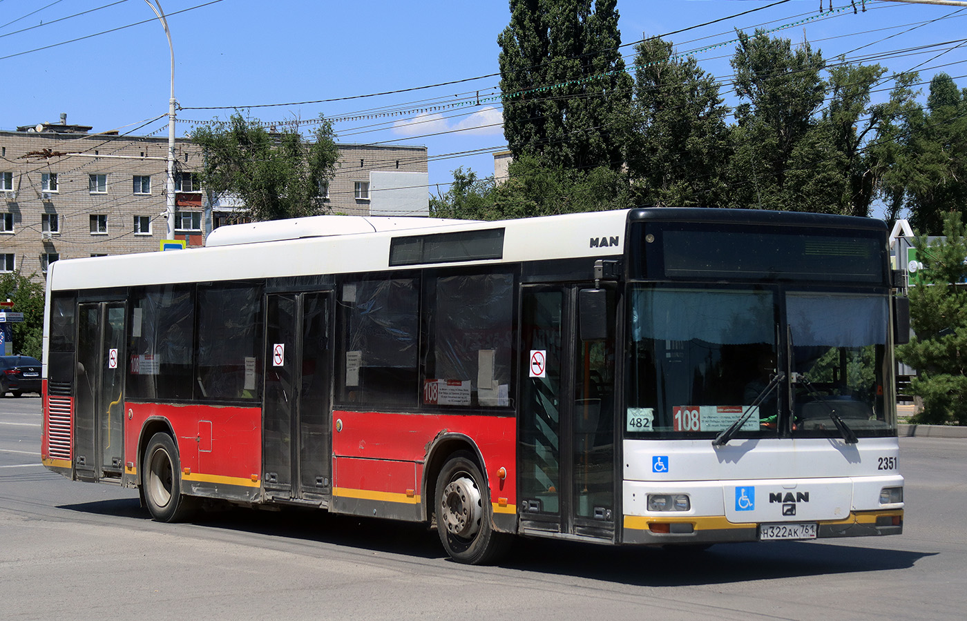 Ростовская область, MAN A21 NL313 № Н 322 АК 761