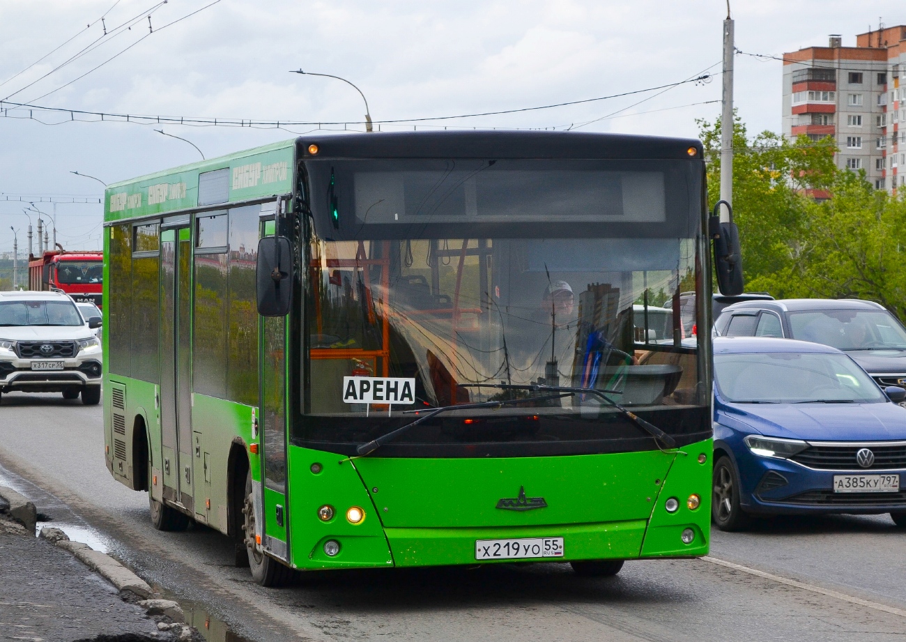 Омская область, МАЗ-206.060 № Х 219 УО 55