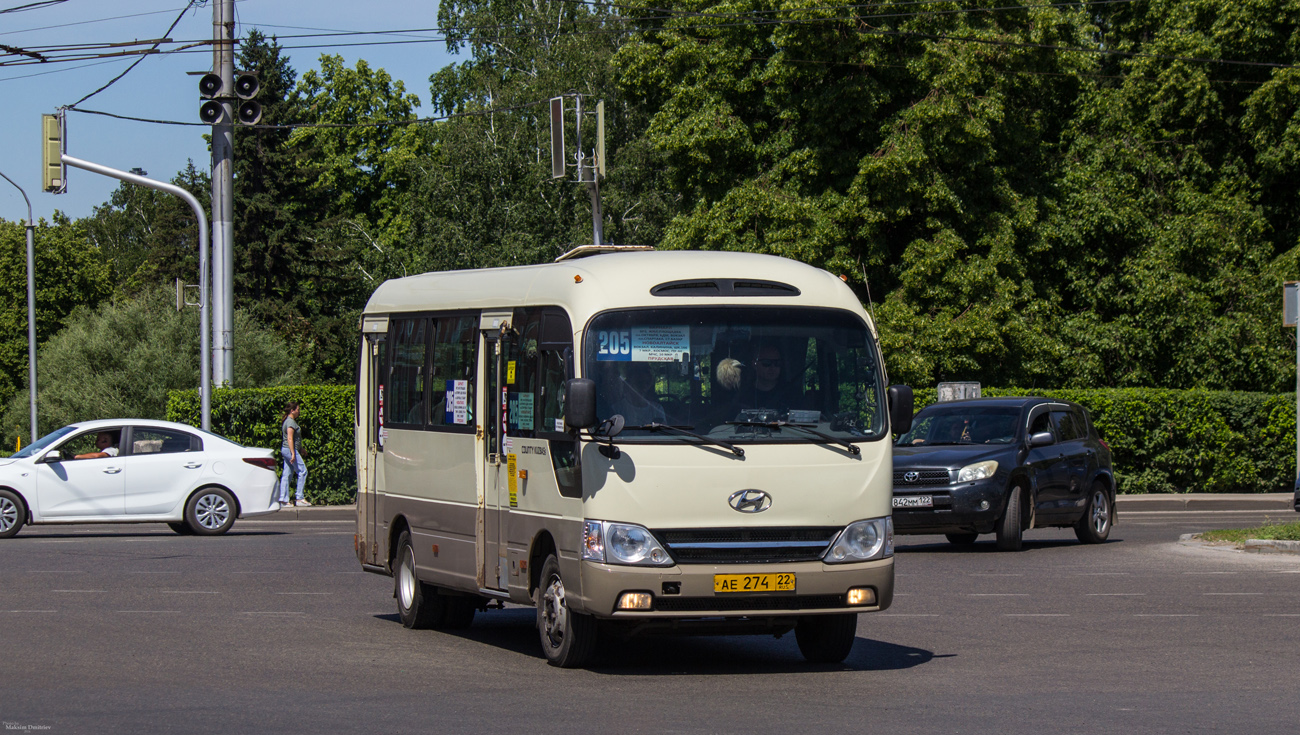 Алтайский край, Hyundai County Kuzbass № АЕ 274 22