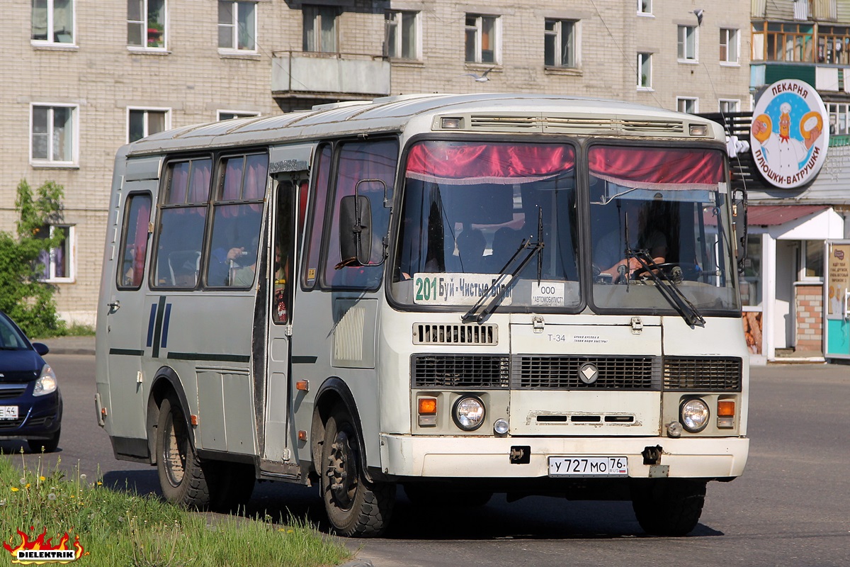 Костромская область, ПАЗ-32053-07 № У 727 МО 76
