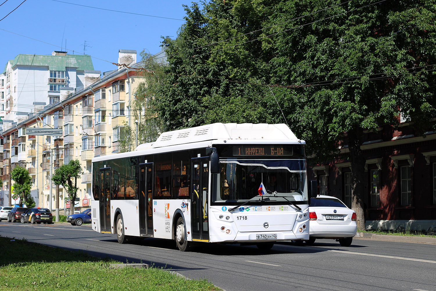 Кировская область, ЛиАЗ-5292.67 (CNG) № В 740 ХН 43