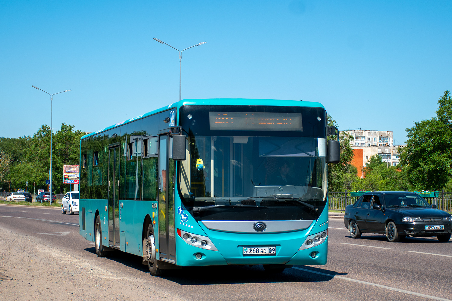 Карагандинская область, Yutong ZK6118HGA № 268 BD 09
