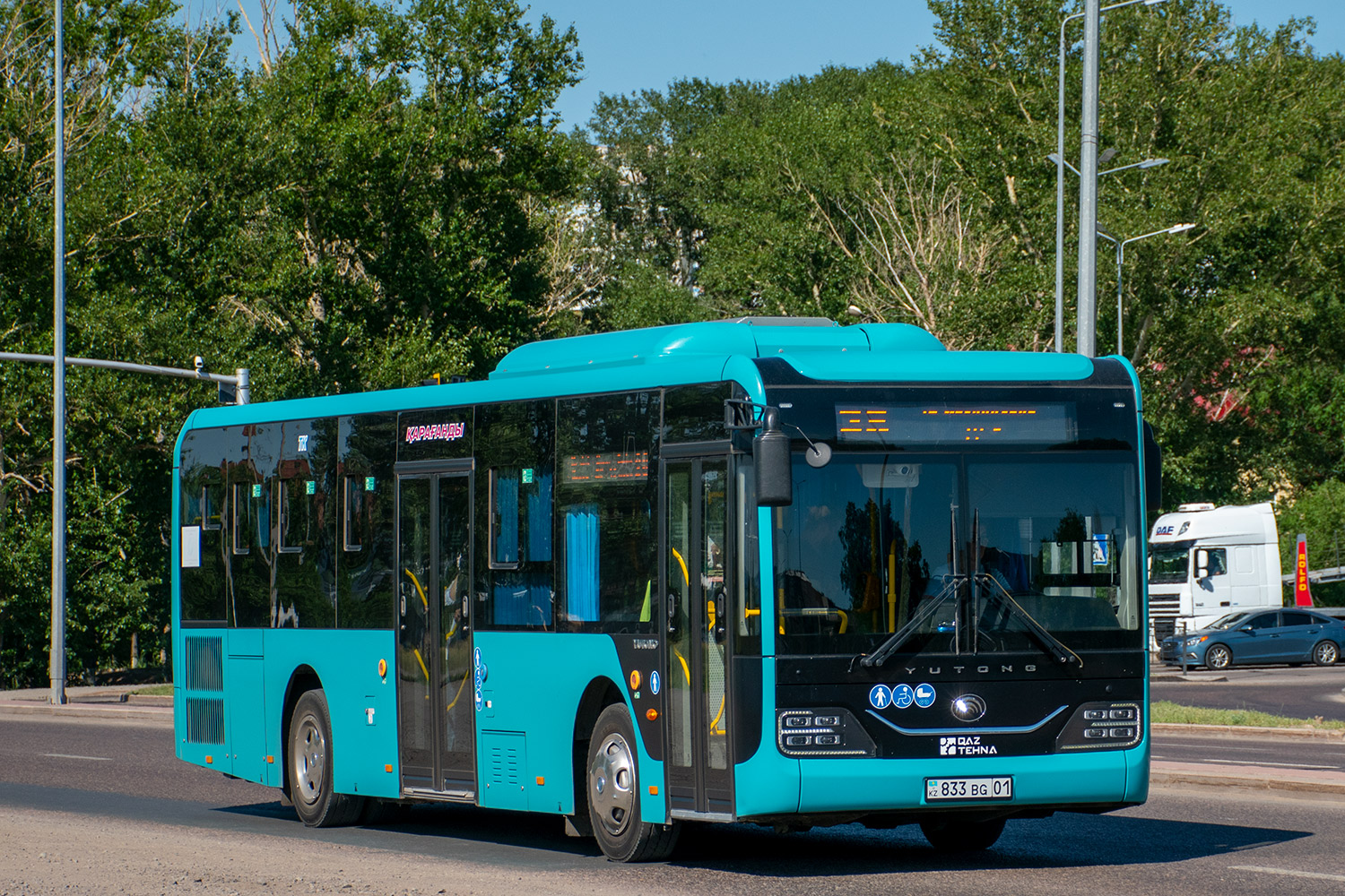 Карагандинская область, Yutong ZK6116HG (QazTehna) № 833 BG 01