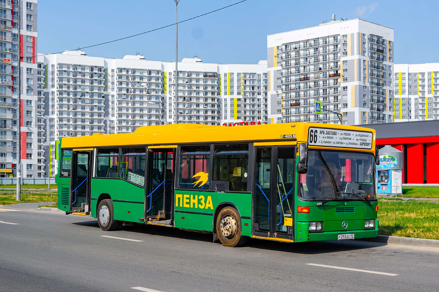 Пензенская область, Mercedes-Benz O405N2 № Р 293 АС 58