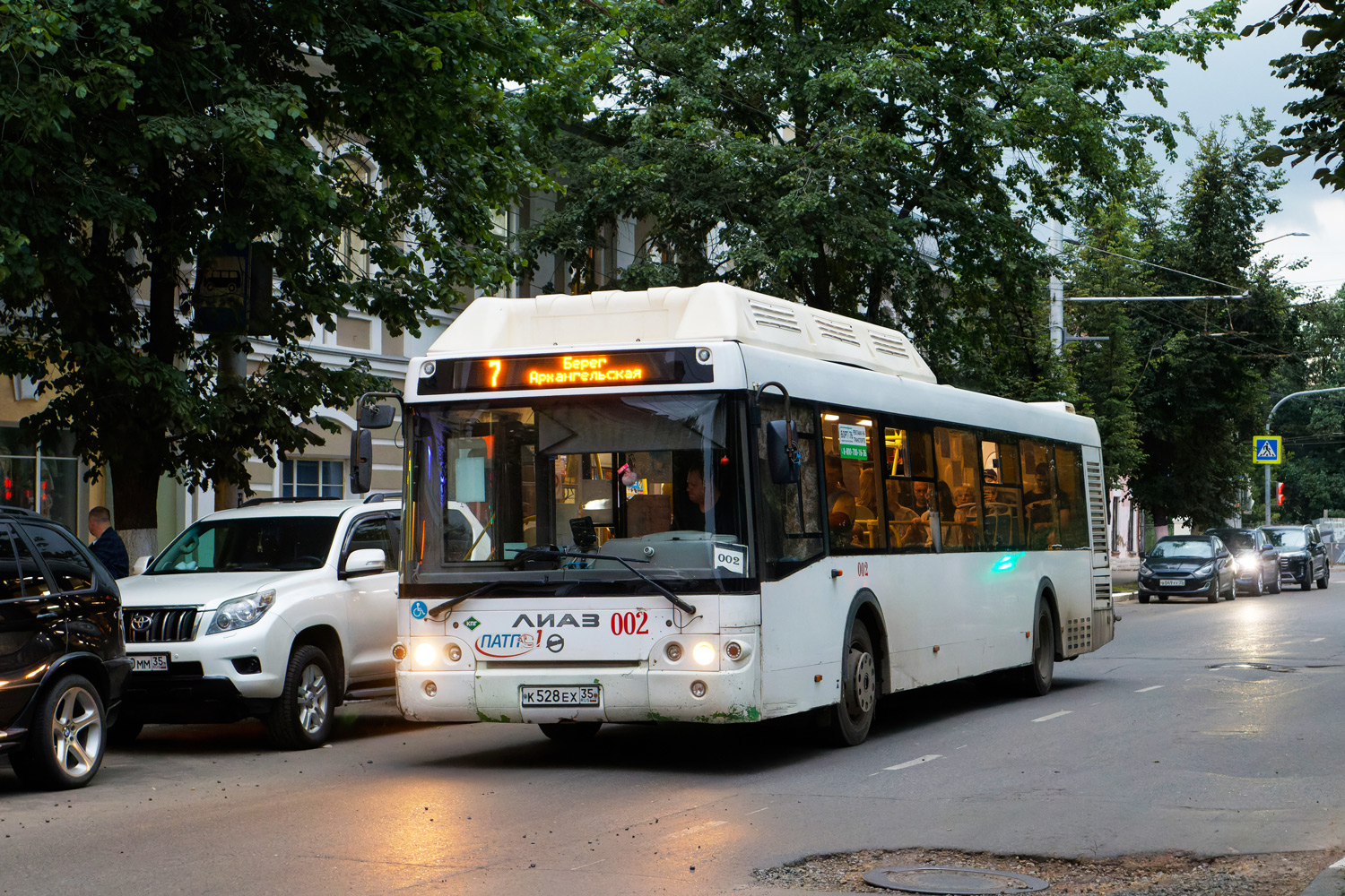 Вологодская область, ЛиАЗ-5292.67 (CNG) № 002