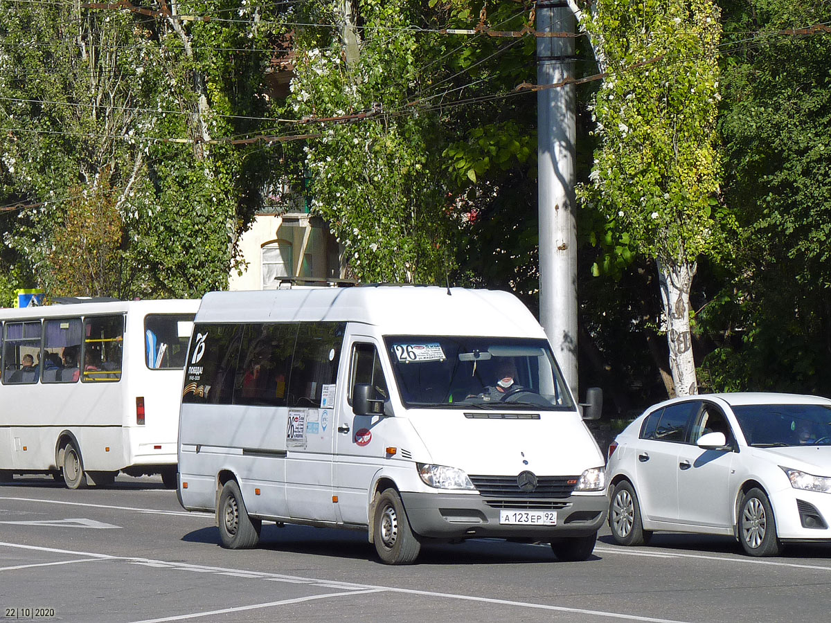 Севастополь, Mercedes-Benz Sprinter W903 313CDI № А 123 ЕР 92 Севастополь, Mercedes-Benz Sprinter W903 313CDI № А 123 ЕР 92