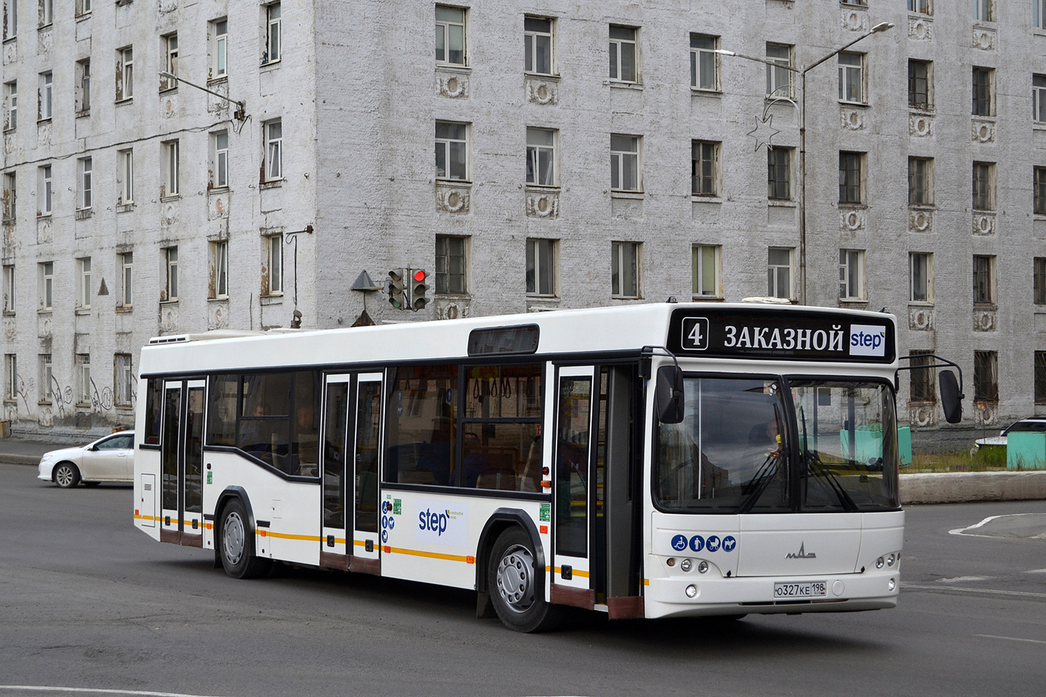 Санкт-Петербург, МАЗ-103.486 № О 327 КЕ 198 Санкт-Петербург, МАЗ-103.486 № О 327 КЕ 198