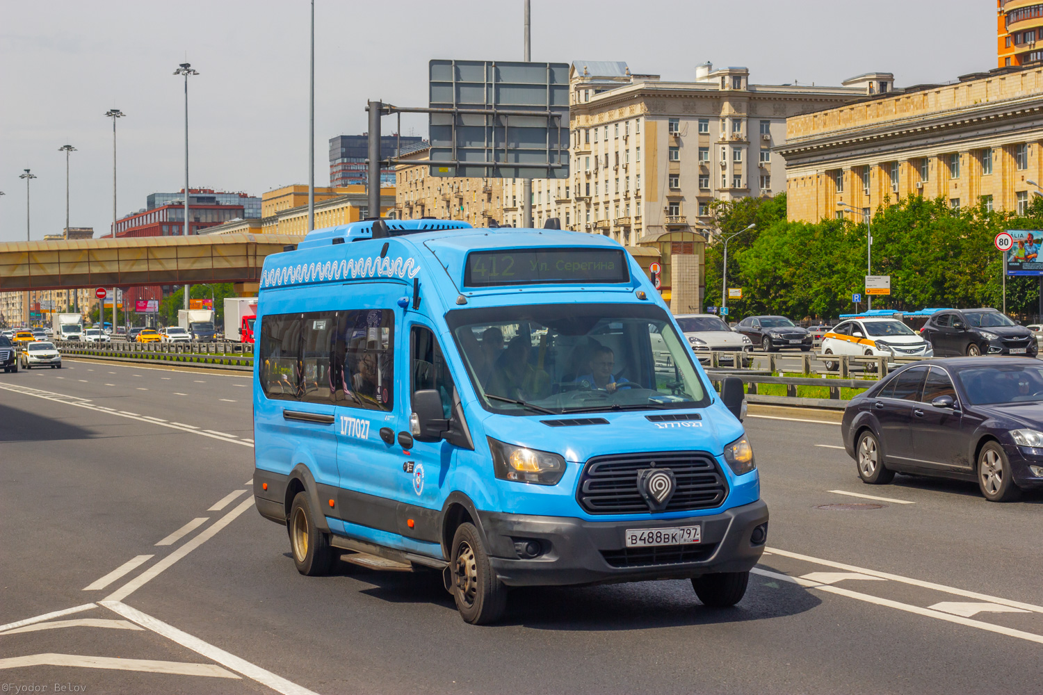 Москва, Нижегородец-222708 (Ford Transit FBD) № 1777027 Москва, Нижегородец-222708 (Ford Transit FBD) № 1777027