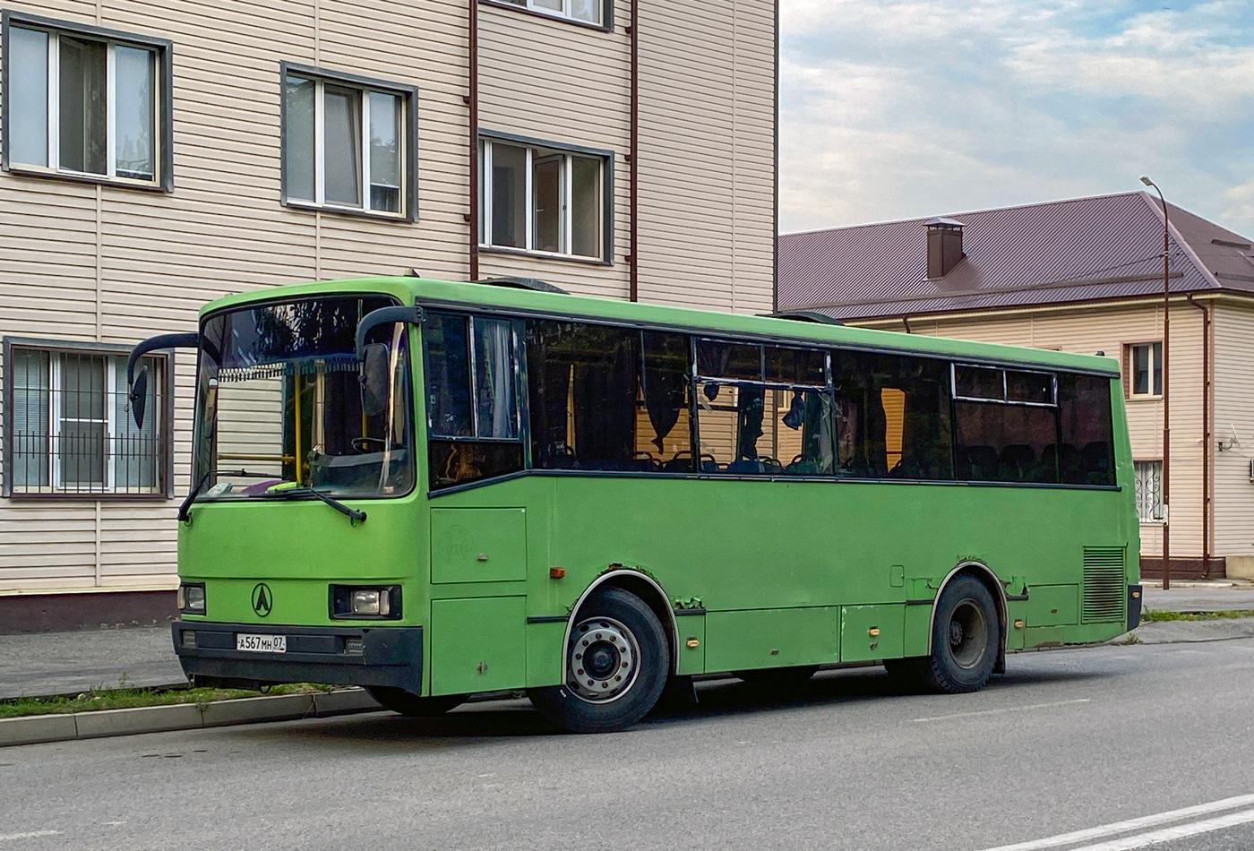Кабардино-Балкария, ЛАЗ А1414 "Лайнер-9" № А 567 МН 07