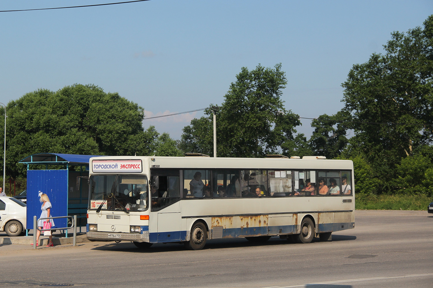 Пермский край, Mercedes-Benz O405 № М 978 НР 159