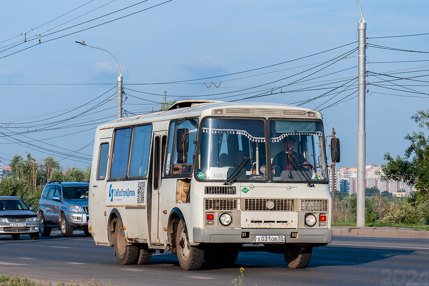 Омская область, ПАЗ-32053 № Х 031 ОВ 55