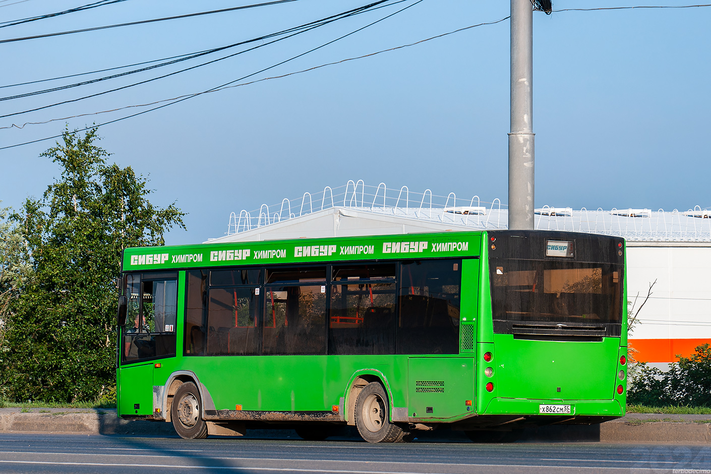 Омская область, МАЗ-206.060 № Х 862 СМ 55