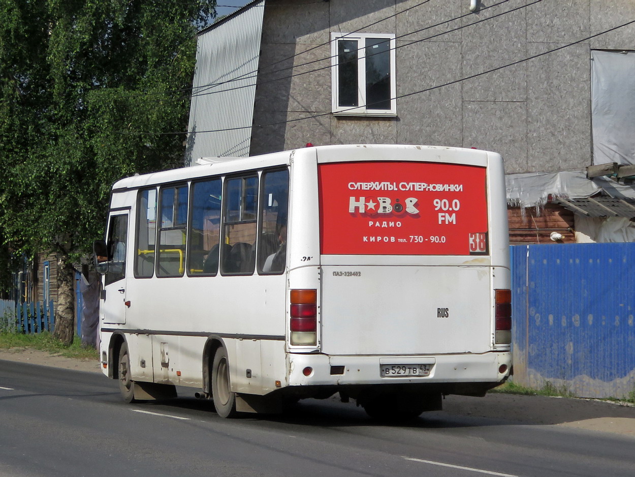 Кировская область, ПАЗ-320402-05 № В 529 ТВ 43