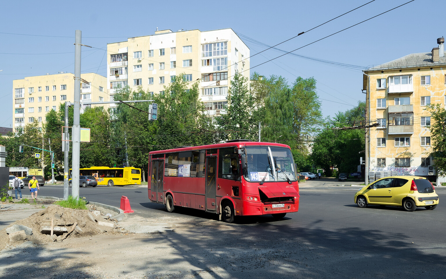 Ярославская область, ПАЗ-320414-04 "Вектор" (1-2) № С 736 НО 76