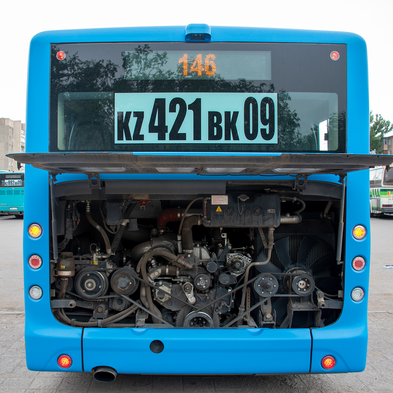 Карагандинская область, Yutong ZK6118HGA (QazTehna) № 421 BK 09