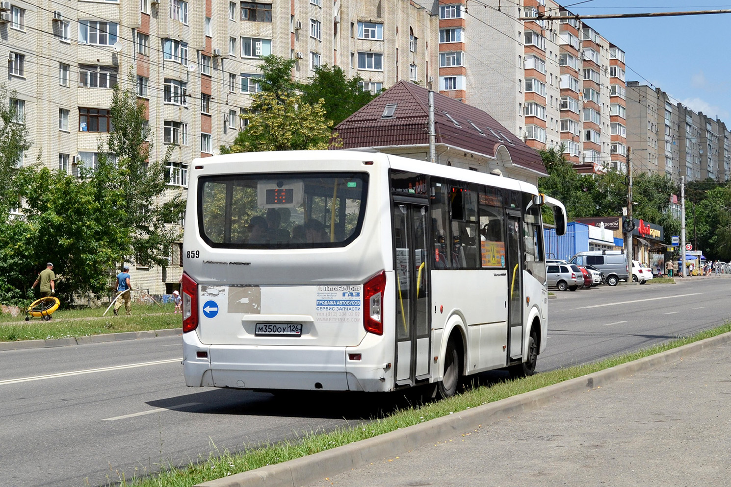 Ставропольский край, ПАЗ-320435-04 "Vector Next" № М 350 ОУ 126