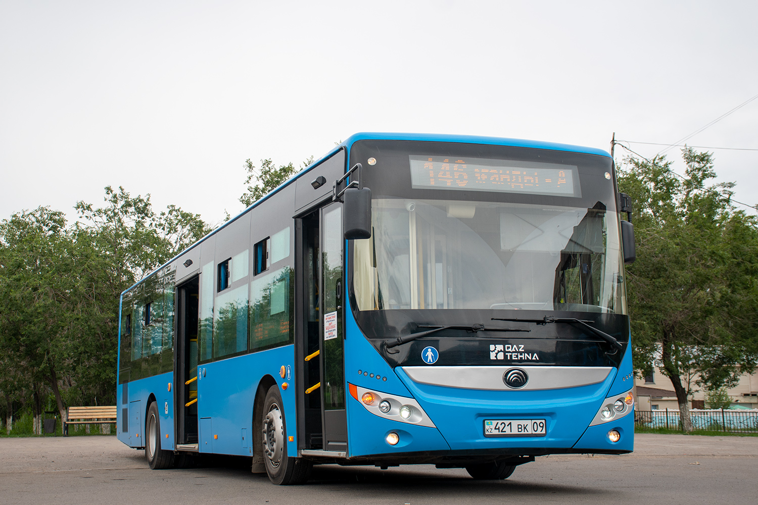 Карагандинская область, Yutong ZK6118HGA (QazTehna) № 421 BK 09