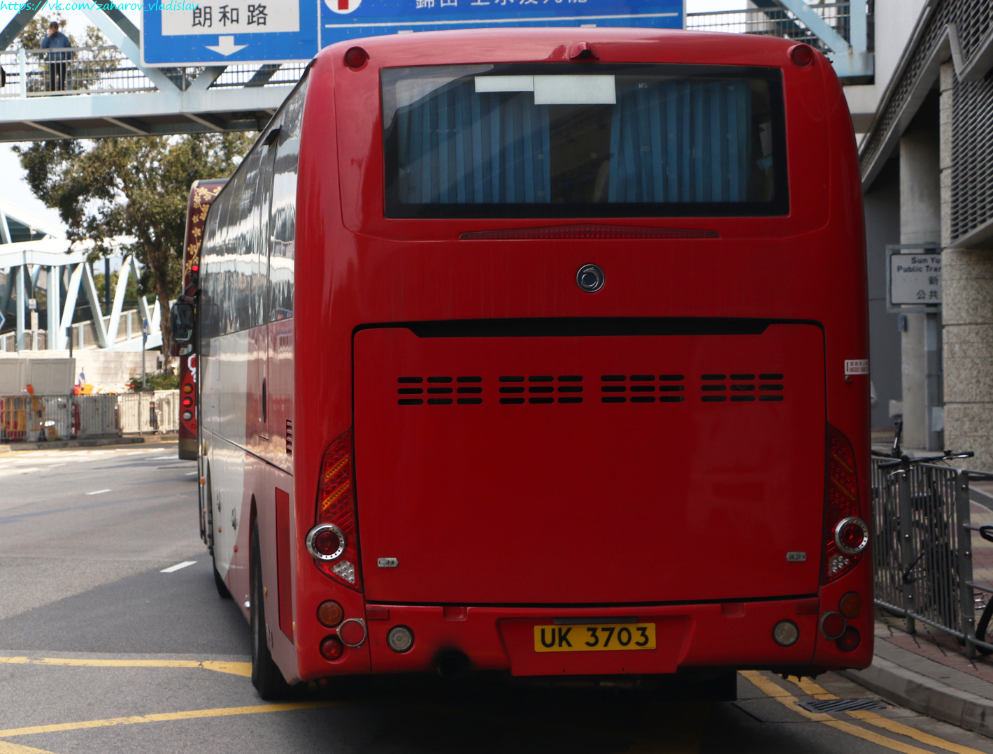 Гонконг, Sunlong SLK6112LYA № UK 3703