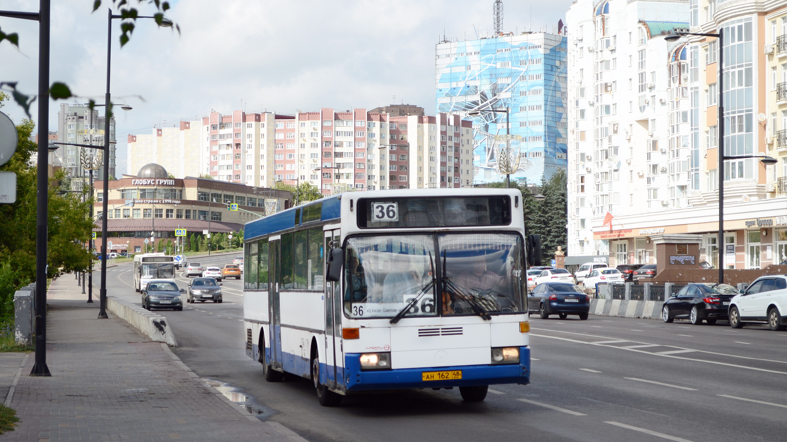 Lipetsk region, Mercedes-Benz O405 # АН 162 48