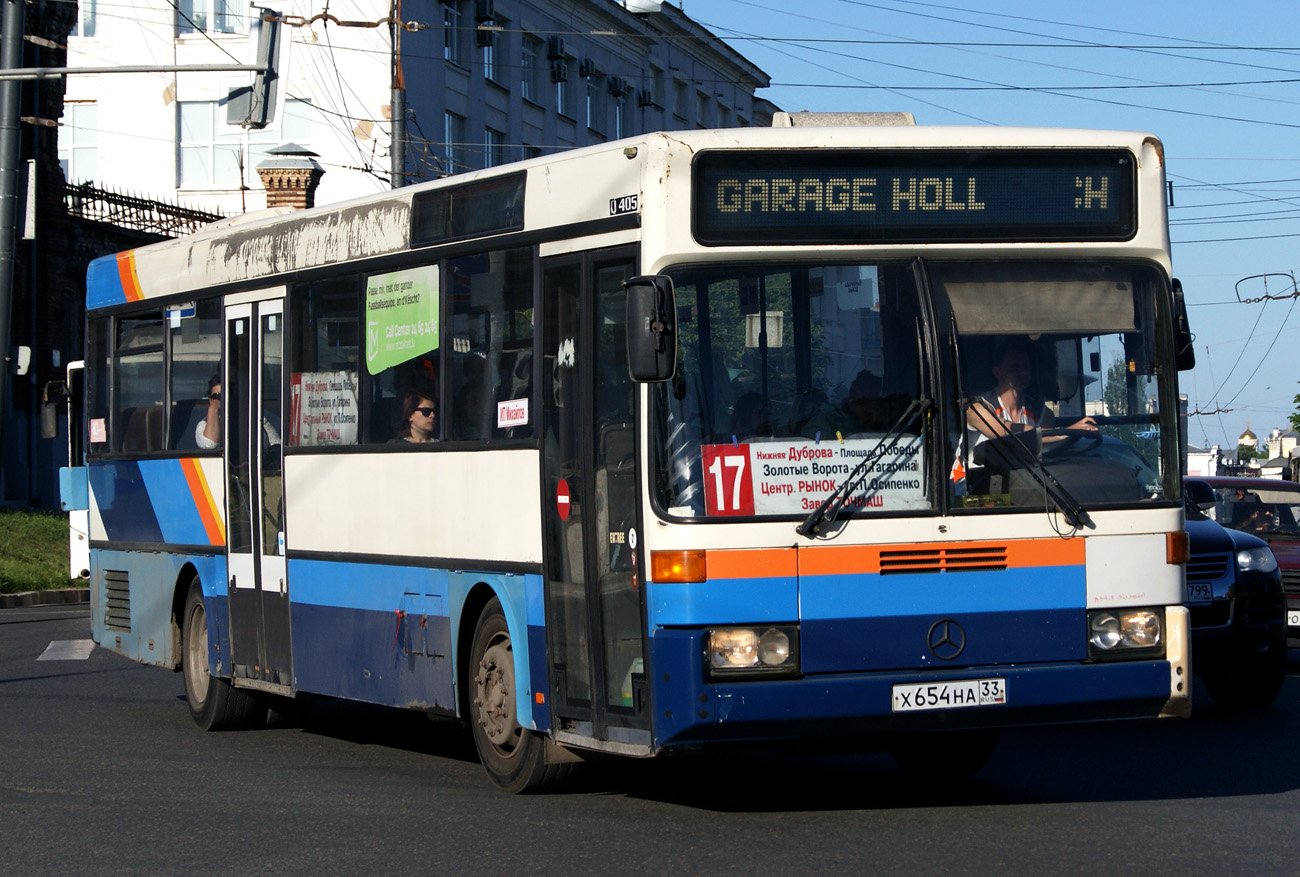 Vladimir region, Mercedes-Benz O405 # Х 654 НА 33