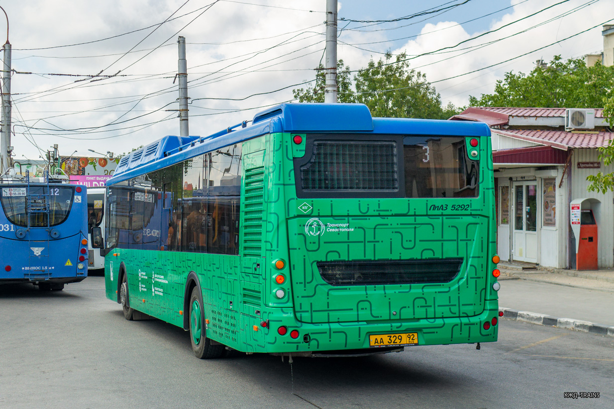 Севастополь, ЛиАЗ-5292.67 (CNG) № АА 329 92