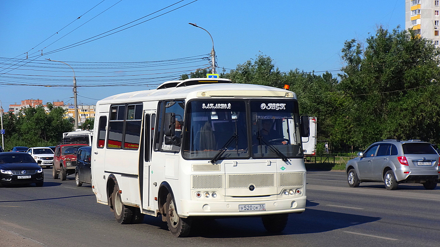 Омская область, ПАЗ-320530-22 № У 520 ОК 55