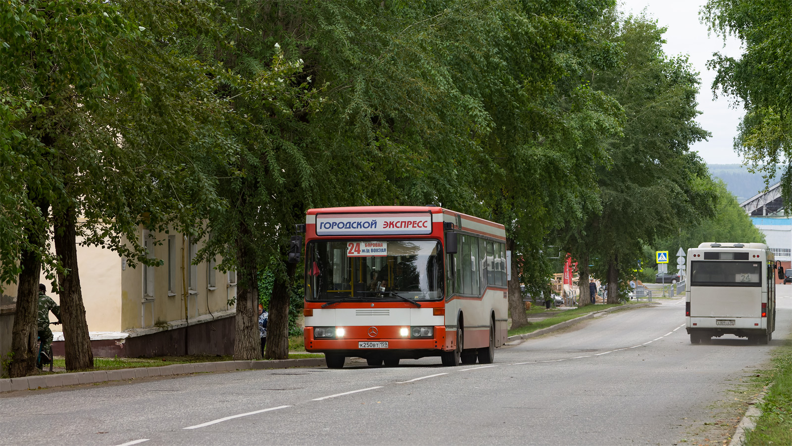 Perm region, Mercedes-Benz O405N2 # К 250 ВТ 159