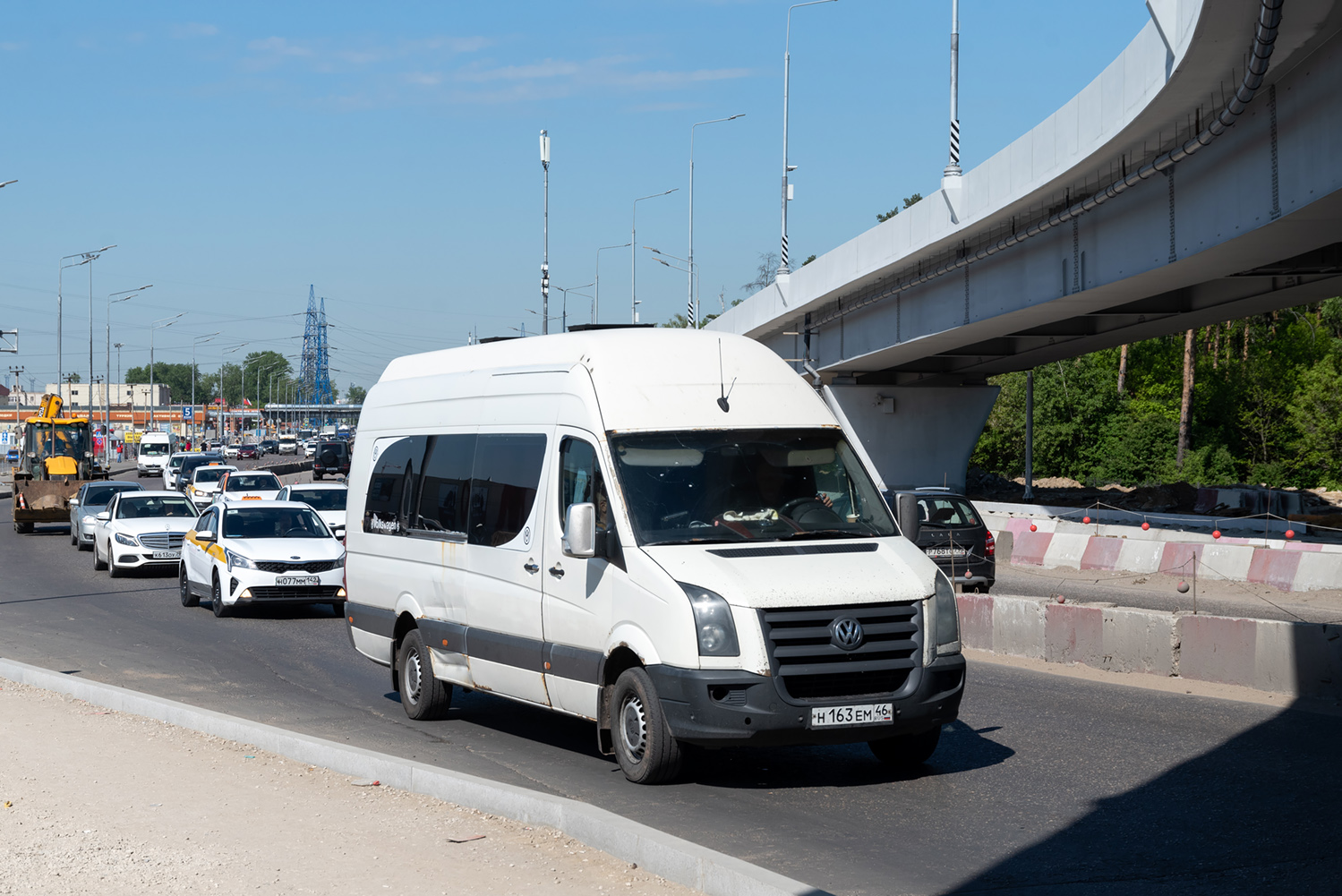 Курская область, Volkswagen Crafter № Н 163 ЕМ 46