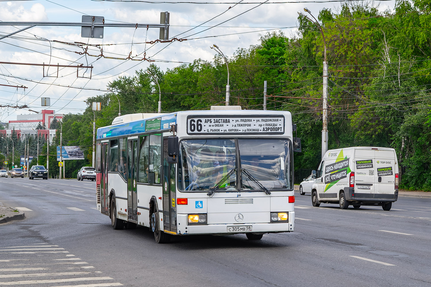 Penza region, Mercedes-Benz O405N2 # С 305 МВ 58