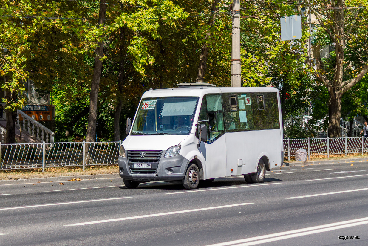 Севастополь, ГАЗ-A63R42 Next № В 026 ВЕ 92