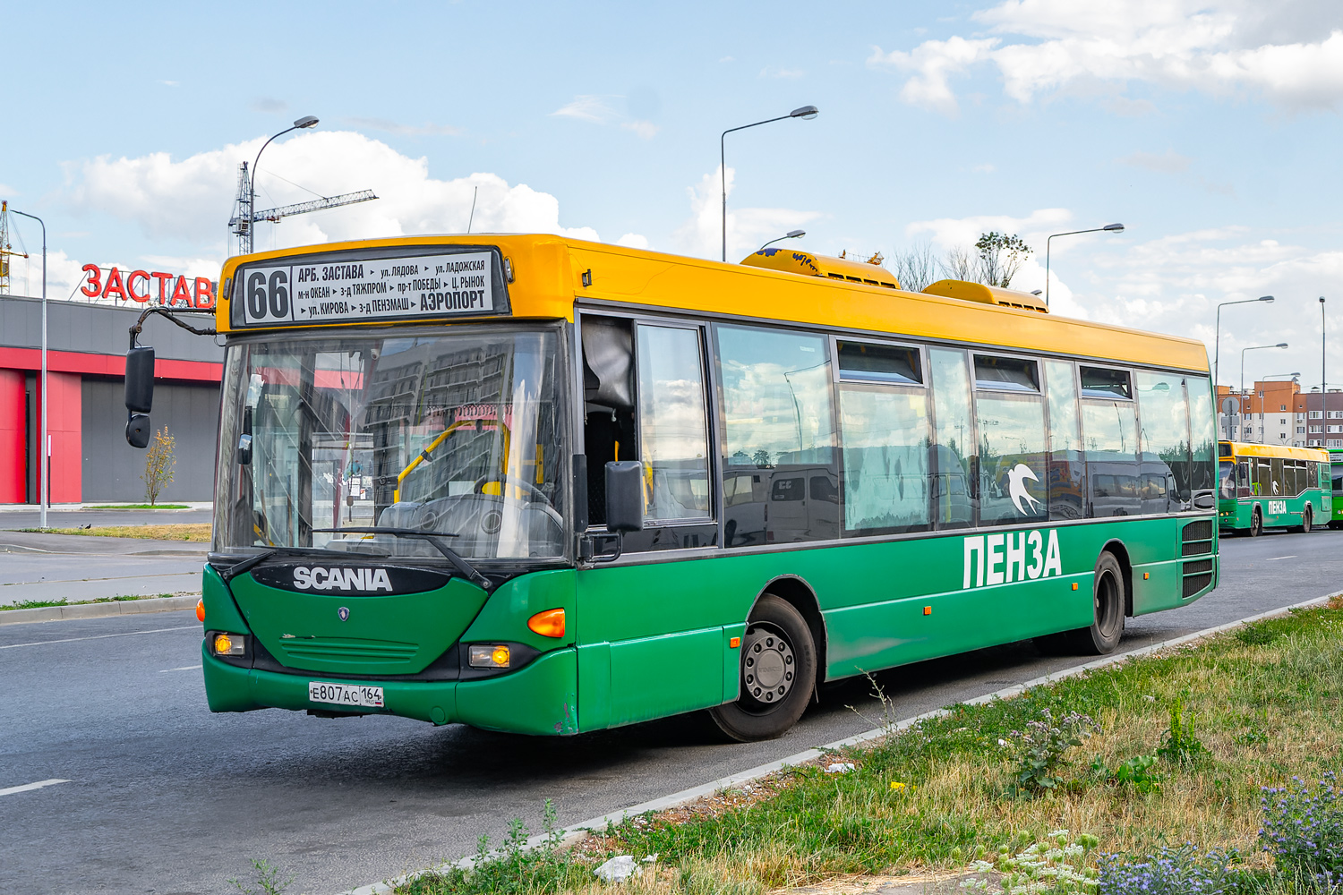 Пензенская область, Scania OmniLink I (Скания-Питер) № Е 807 АС 164