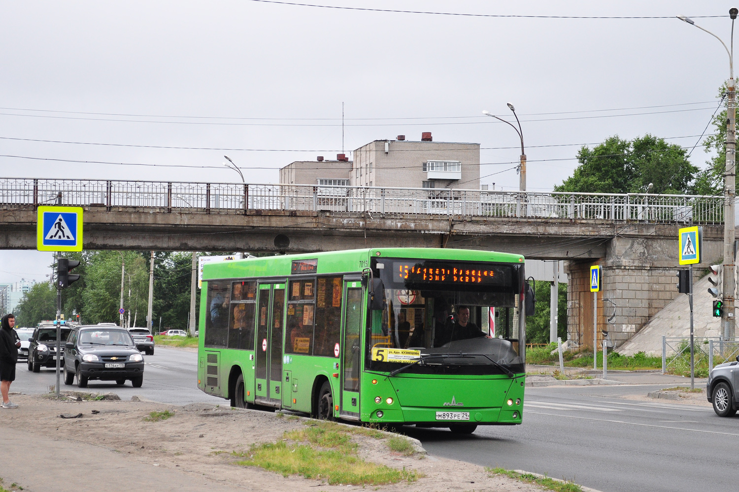 Архангельская область, МАЗ-206.086 № 7015