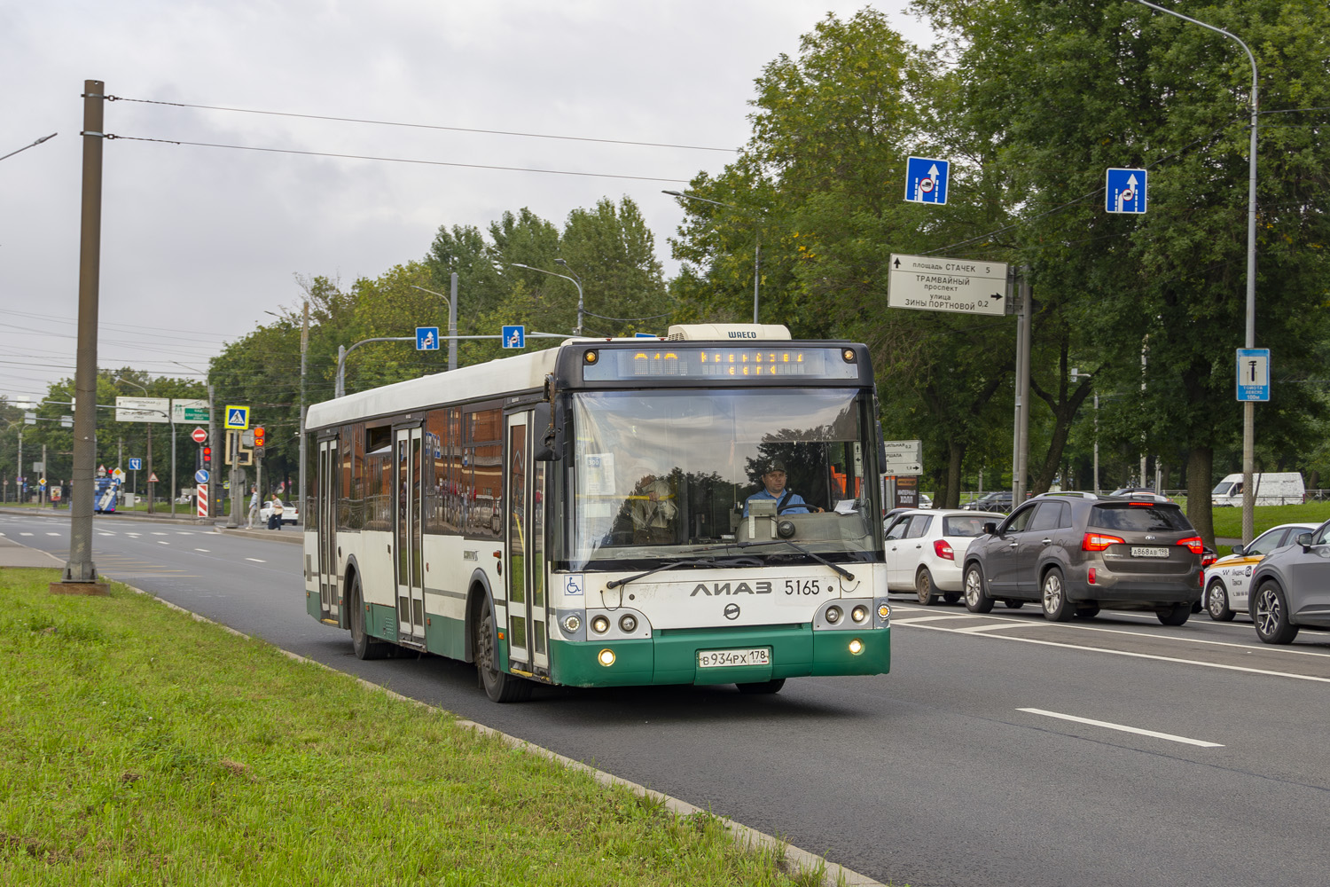 Санкт-Петербург, ЛиАЗ-5292.60 № 5165