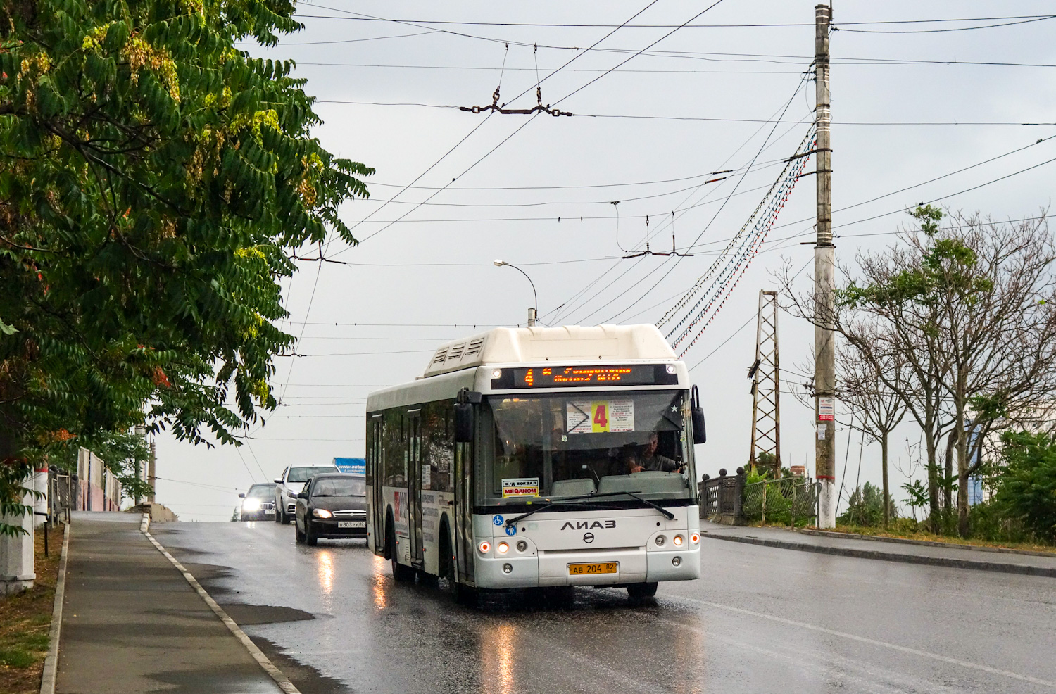 Республика Крым, ЛиАЗ-5292.67 (CNG) № АВ 204 82