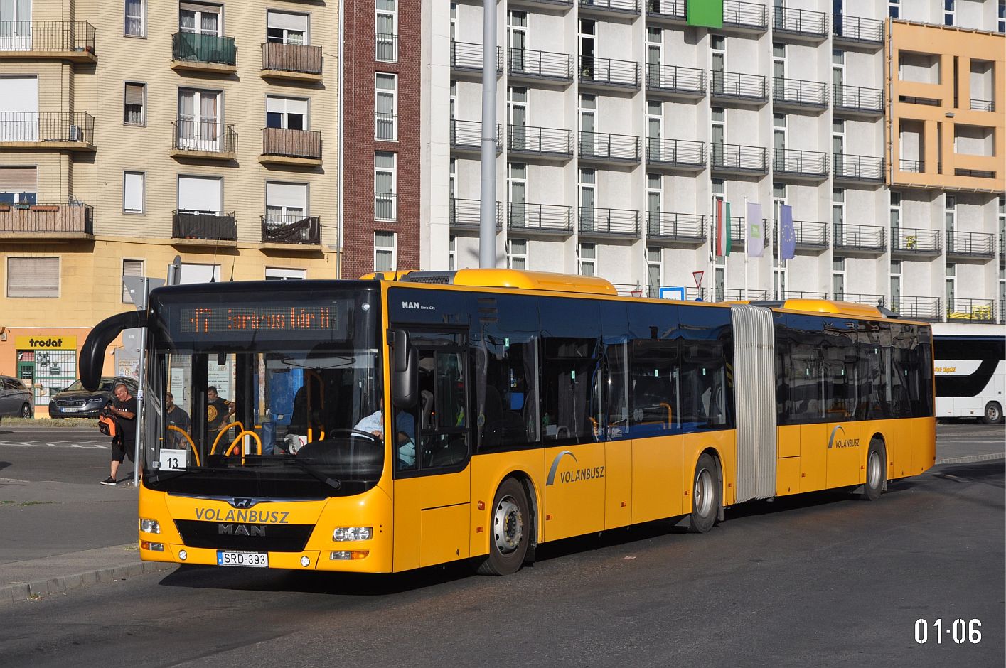 Венгрия, MAN A23 Lion's City G NG363 № SRD-393