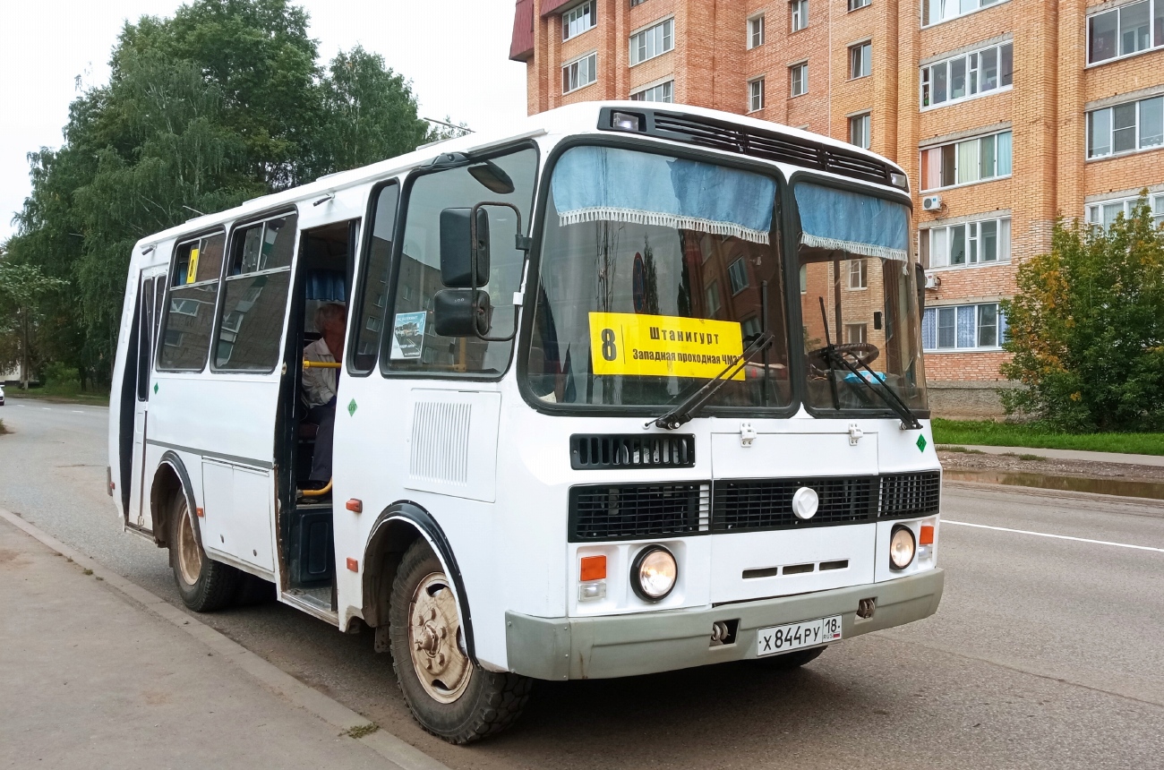Удмуртия, ПАЗ-32054 № Х 844 РУ 18
