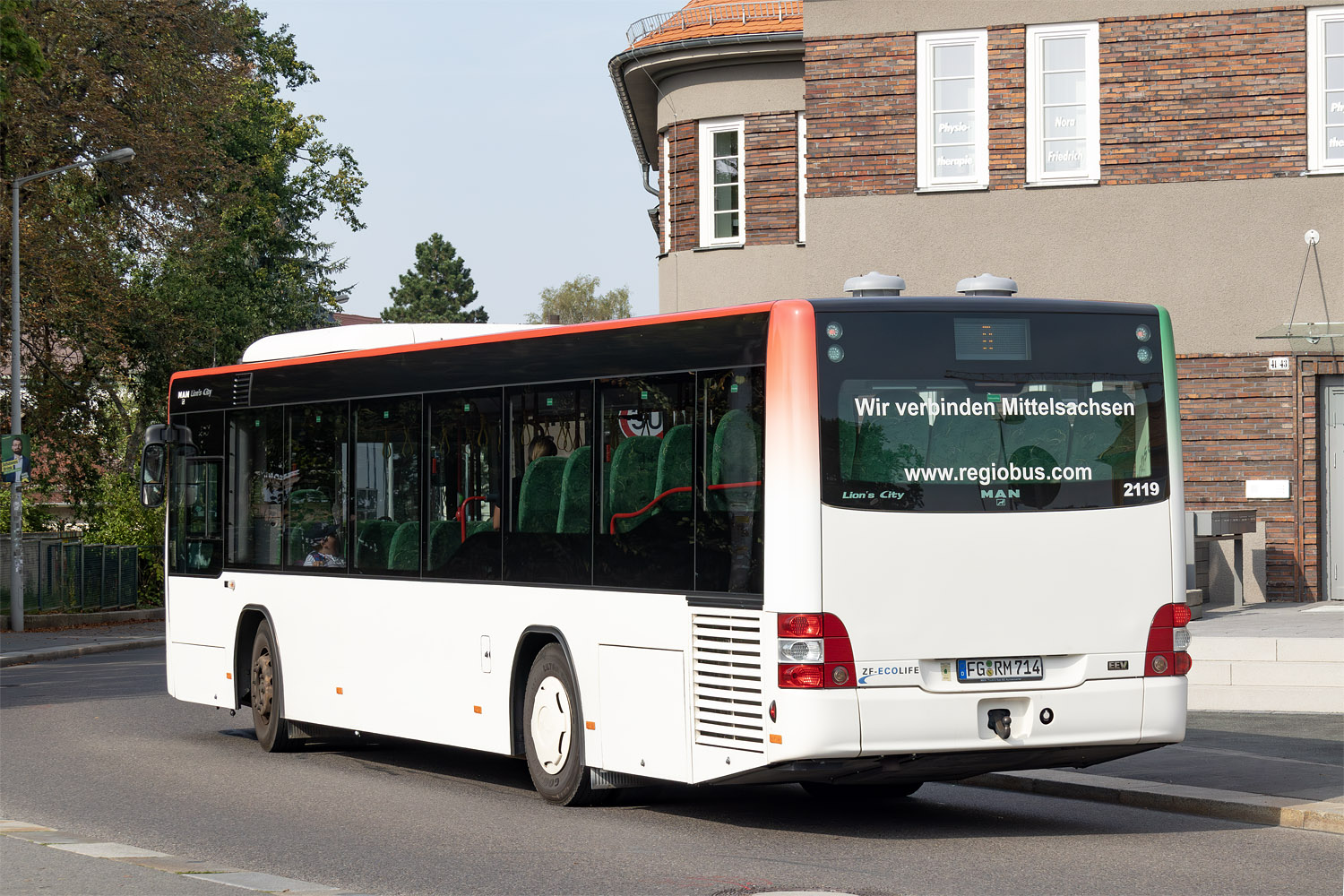 Саксония, MAN A78 Lion's City LE Ü EL293 № 2119