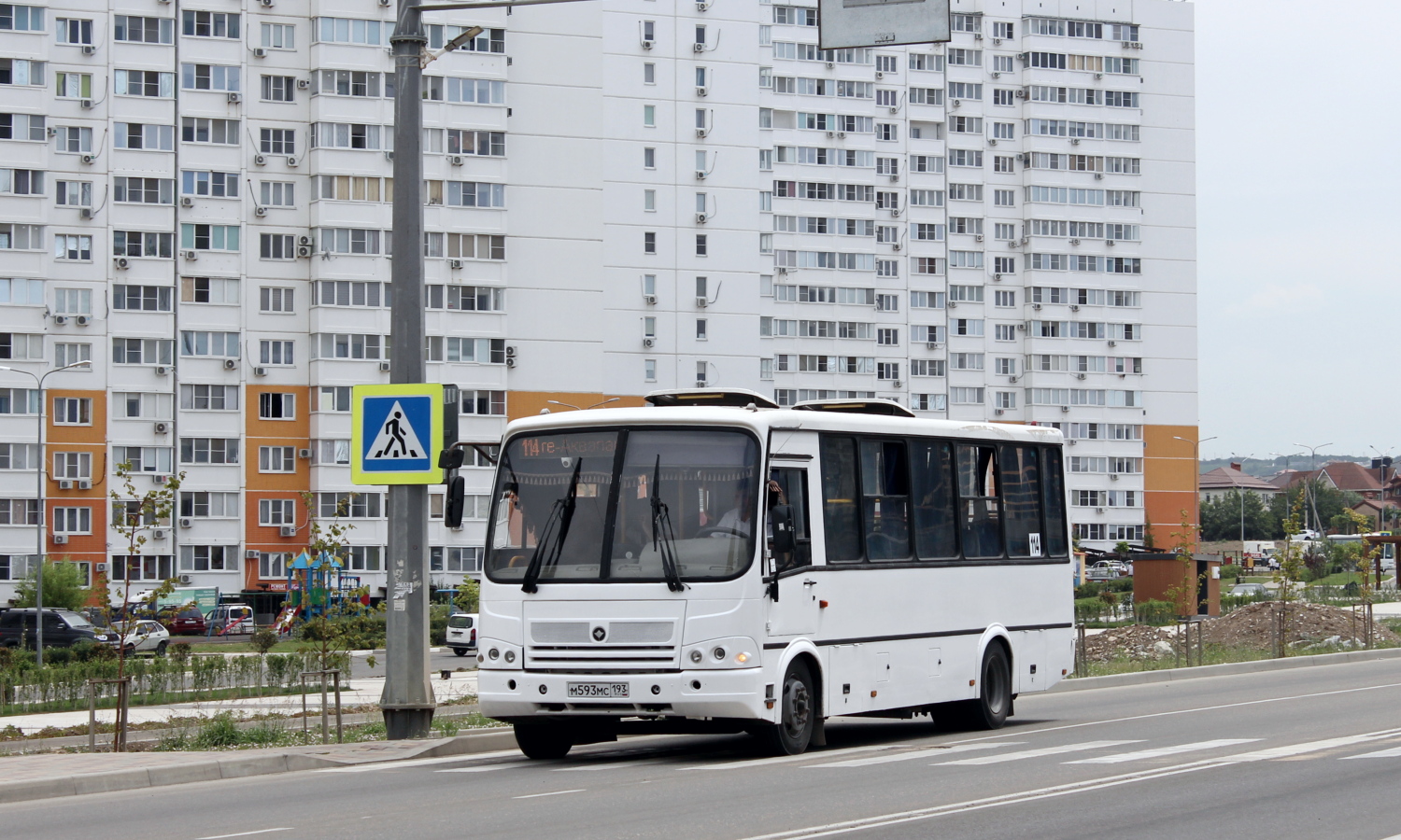 Краснодарский край, ПАЗ-320412-05 № М 593 МС 193