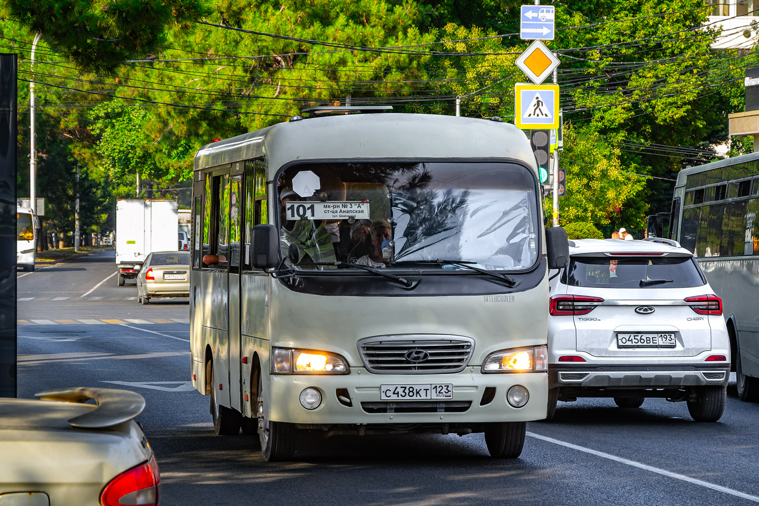 Krasnodar region, Hyundai County SWB C08 (RZGA) # С 438 КТ 123