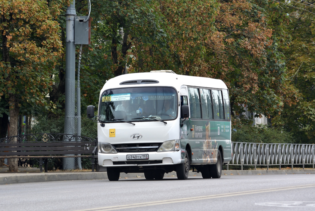 Краснодарский край, Hyundai County Kuzbass № О 740 ТХ 193