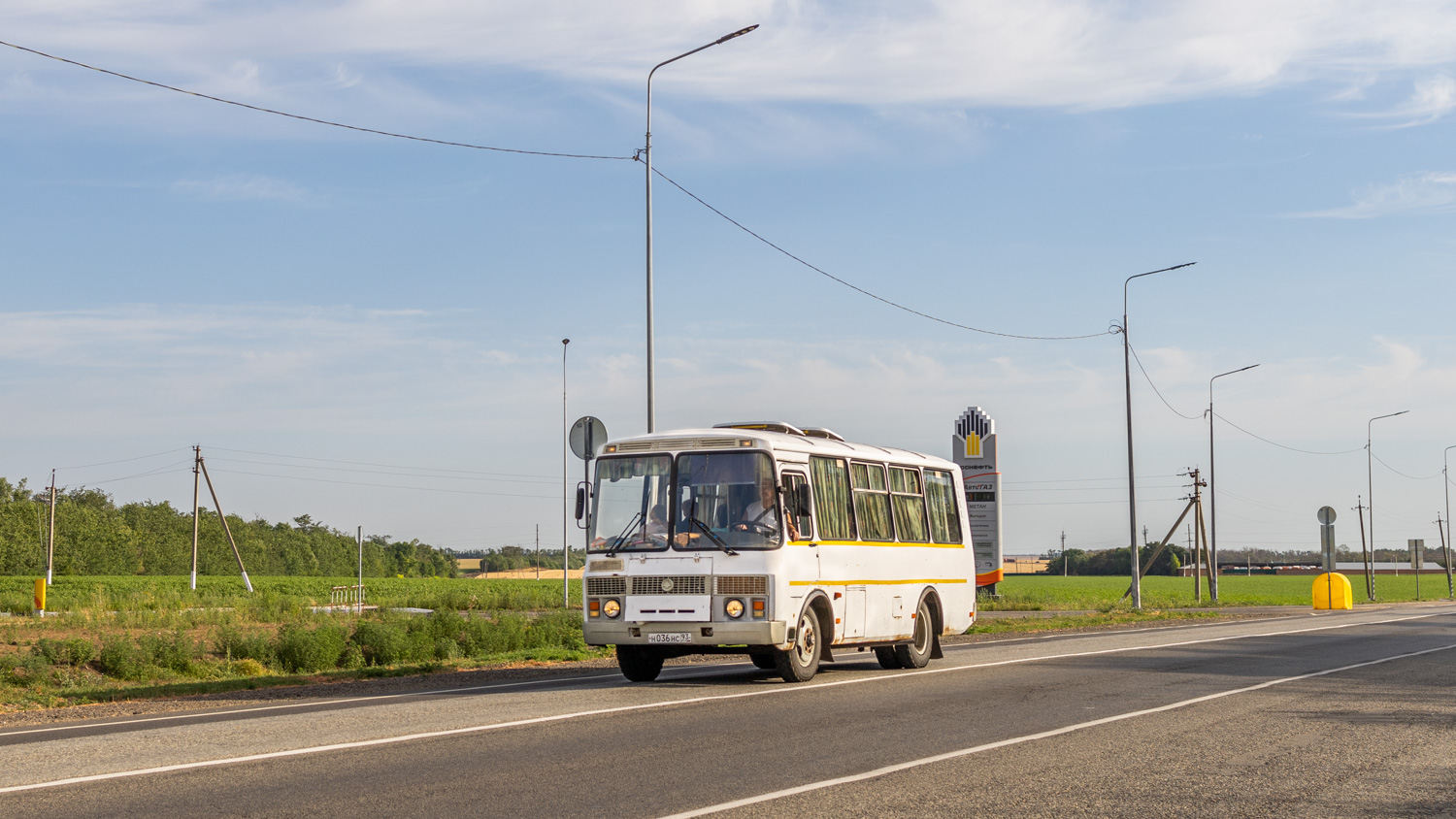 Краснодарский край, ПАЗ-32053 № Н 036 НС 93