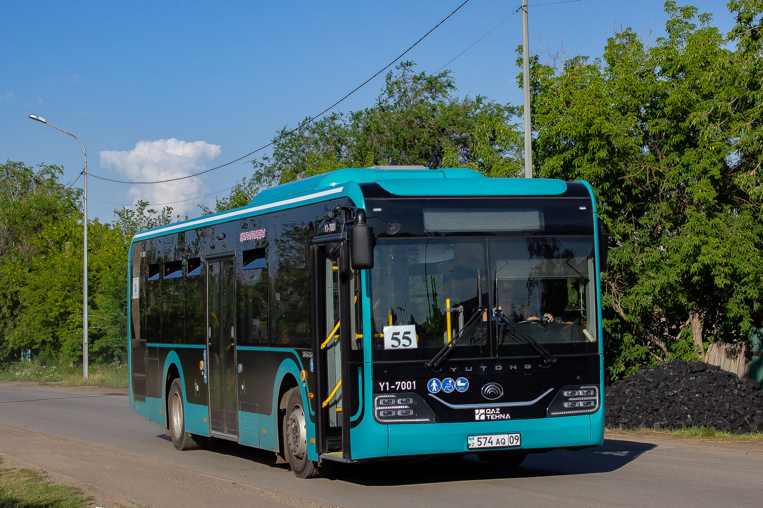 Карагандинская область, Yutong ZK6116HG (QazTehna) № Y1-7001