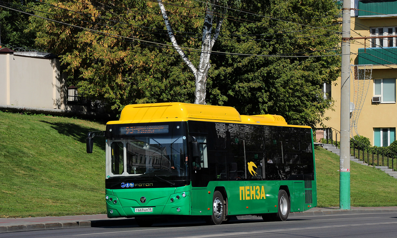 Пензенская область, Foton BJ6105C6MCD-1 № Т 669 АМ 58