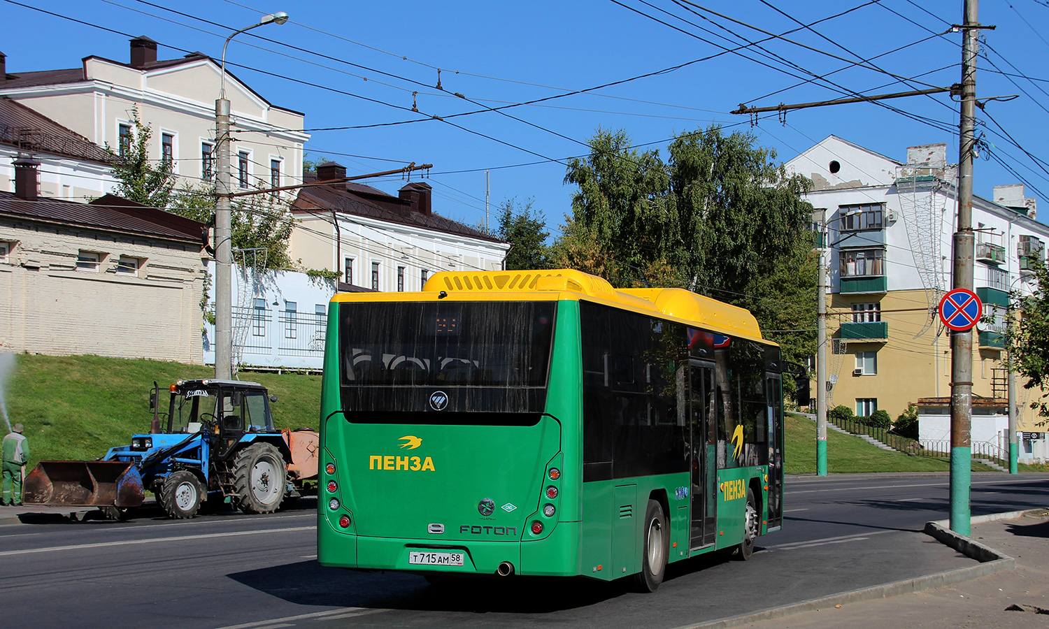 Пензенская область, Foton BJ6105C6MCD-1 № Т 715 АМ 58