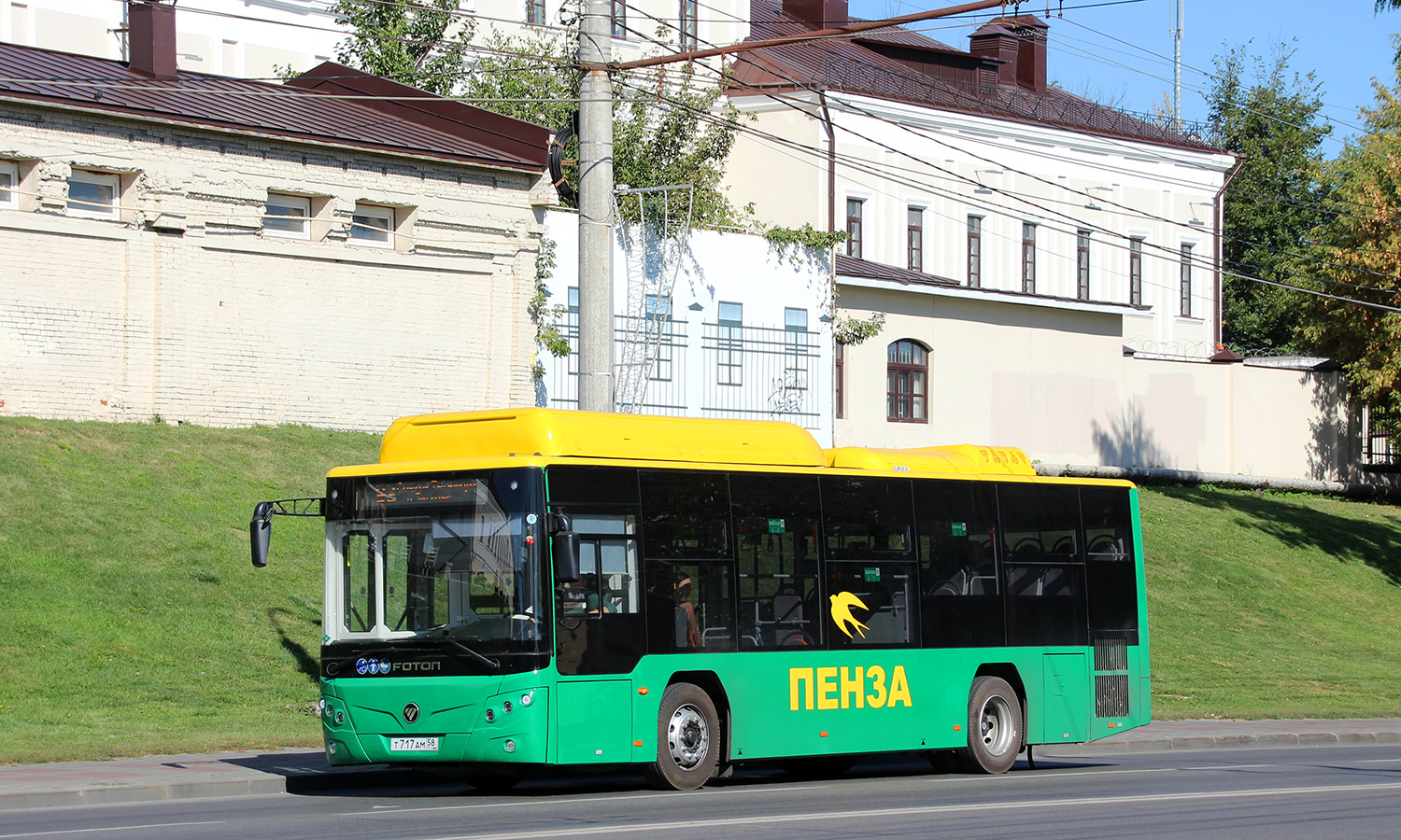 Пензенская область, Foton BJ6105C6MCD-1 № Т 717 АМ 58
