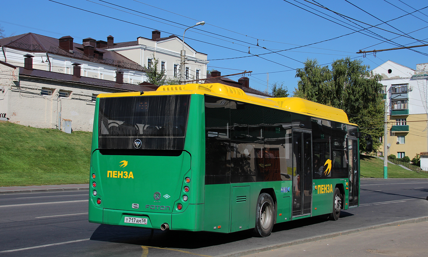 Пензенская область, Foton BJ6105C6MCD-1 № Т 717 АМ 58